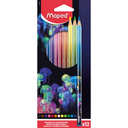 ΞΥΛΟΜΠΟΓΙΕΣ MAPED COLOR'PEPS DEEPSEA 12 ΧΡΩΜΑΤΑ