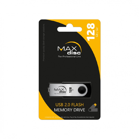 USB MΑΧDΙSC 128GΒ ΒLΑCΚ