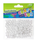 ΧΕΙΡΟΤΕΧΝΙΑΣ CRAFT WITH FUN ΧΑΝΔΡΕΣ ΛΕΥΚΕΣ  8ΜΜ 30GR