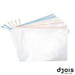 ZIPPER BAG DJOIS +A5 235X165mm Pastel Mix