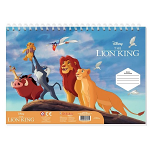 ΜΠΛΟΚ ΖΩΓΡΑΦΙΚΗΣ 23Χ33 ΣΠΙΡΑΛ 40Φ+ ΣΤΕΝΣΙΛ LION KING